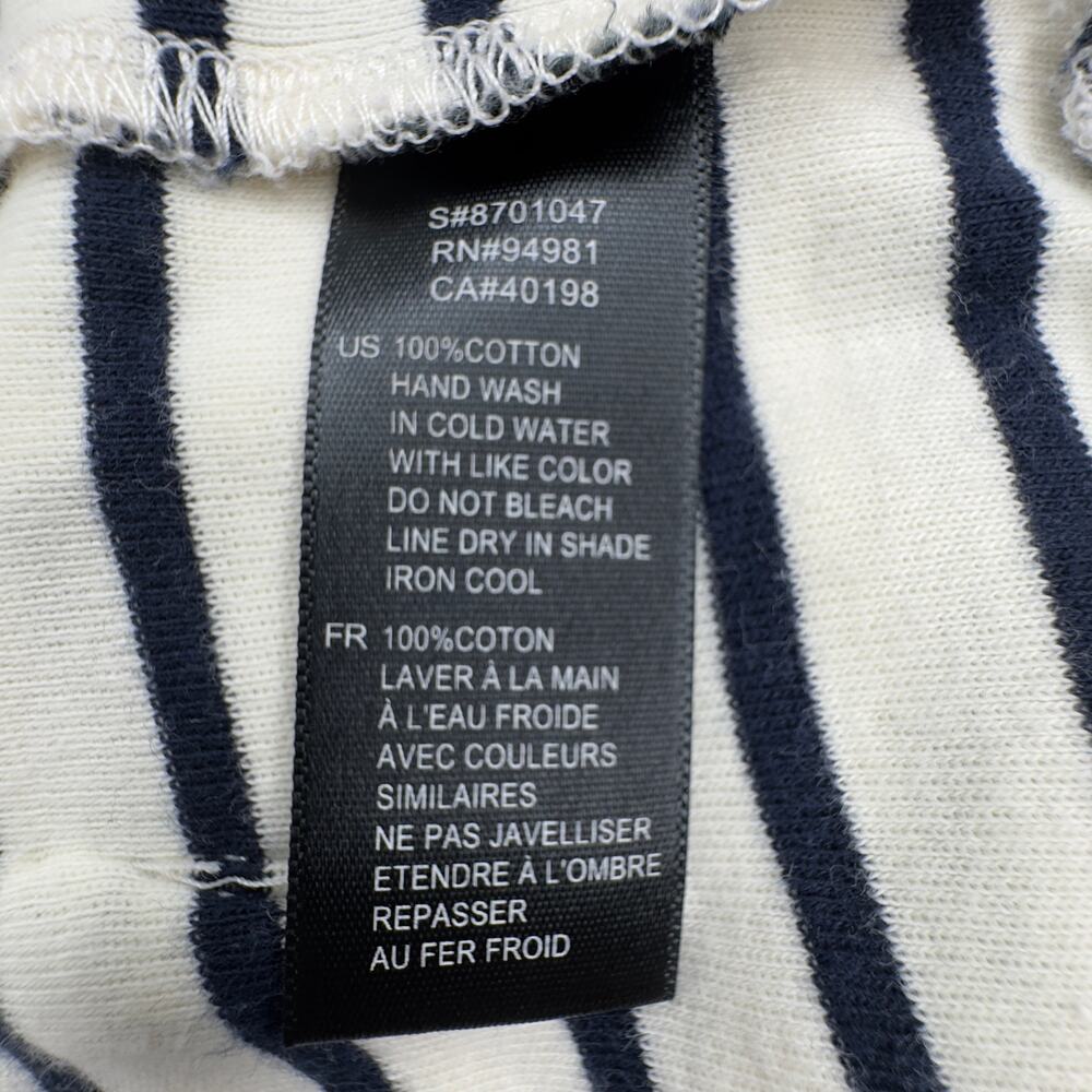 Vintage Y2K Forever 21 Twentyone Striped Romper Size M Nautical Preppy Cotton - Picture 9 of 10